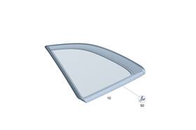 Mercedes-benz 294-670-19-00 Genuine Mercedes-benz Side Window Fixed