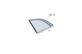 Mercedes-benz 296-670-53-00 Genuine Mercedes-benz Side Window Fixed