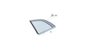 296-670-53-00 Mercedes-benz Genuine Side Window Fixed 296-670-53-00 Mercedes-benz Genuine Side Window Fixed