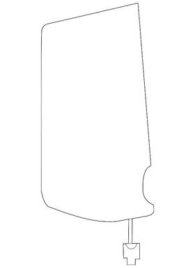 Mercedes-benz 906-745-11-10 Genuine Mercedes-benz Fixed Glass