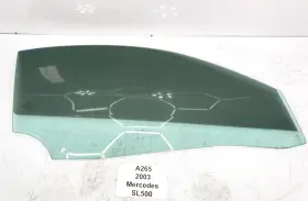 A2307250210 Mercedes-benz 2003-2012 Oem R230 Sl500 Front Right Passenger Door Window Glass Tint