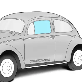 111845201b Mid America Motorworks 378599 1950-1964 Vw Beetle Door Window Glass Clear Lh Rh Sedan 111845201b Mid America Motorworks 378599 1950-1964 Vw Beetle Door Window Glass Clear Lh Rh Sedan