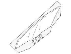 5706a887 Mitsubishi Genuine Door Glass 5706a887 Mitsubishi Genuine Door Glass