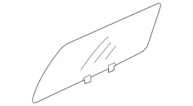 5736a795 Mitsubishi Genuine Door Glass