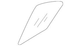 Mitsubishi 5740a225 Genuine Fixed Glass