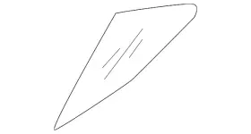 5740a235 Mitsubishi Genuine Fixed Glass