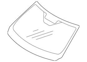 Mitsubishi 6102c293 Genuine Windshield