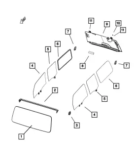 68356618ac Mopar Genuine Blocker Foam Right