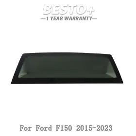 Btp245253p Munirater For Ford F150 2015-2023 With Dark Tinted Rear Back Window Glass Stationary