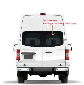 Fb25208ypn Nagd Fits 2012-2021 Nissan Nv Van Passenger Side Right Back Window Glass - No Heated Fb25208ypn Nagd Fits 2012-2021 Nissan Nv Van Passenger Side Right Back Window Glass - No Heated