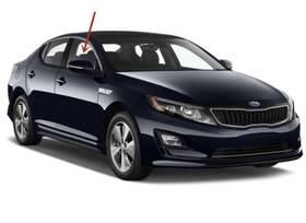 Nagd Fd25056gtn Fits 2011-2015 Kia Optima Passenger Side Right Front Door Window Glass Tempered