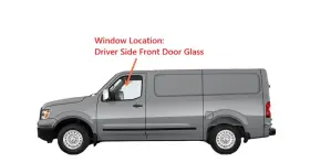 Fd25202 Nagd Fits 2012-2021 Nissan Nv Van Driver Left Side Front Door Window Glass Fd25202 Nagd Fits 2012-2021 Nissan Nv Van Driver Left Side Front Door Window Glass