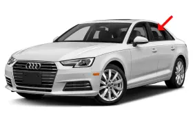 Fd27013gtn Nagd For 2017-2024 Audi A4/ S4 Sedan Passenger Right Rear Door Window Glass Fd27013gtn Nagd For 2017-2024 Audi A4/ S4 Sedan Passenger Right Rear Door Window Glass