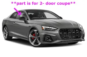 Fd27386gtn Nagd For 2018 - 2024 Audi A5 S5 2 Door Coupe Passenger/right Side Window Glass Fd27386gtn Nagd For 2018 - 2024 Audi A5 S5 2 Door Coupe Passenger/right Side Window Glass