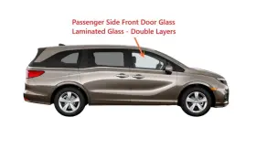 Fd27447gty Nagd Fits 2018-2025 Honda Odyssey Passenger Side Right Front Door Window Glass Lami Fd27447gty Nagd Fits 2018-2025 Honda Odyssey Passenger Side Right Front Door Window Glass Lami