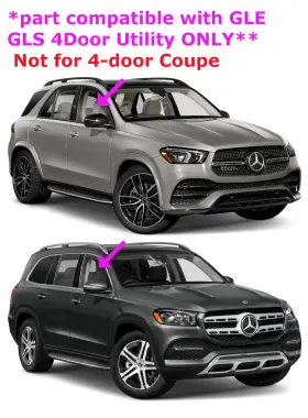 Fd28463gtn Nagd For 20-24 Mercedes Benz Gle Gls Class Suv Passenger/right Front Window Glass