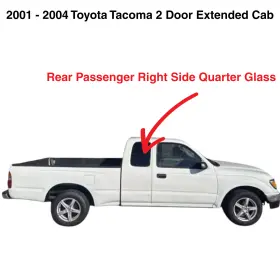 Fq5473ypn Nagd Fits 1995-2000 Toyota Tacoma Passenger Side Right Quarter Window Glass New Fq5473ypn Nagd Fits 1995-2000 Toyota Tacoma Passenger Side Right Quarter Window Glass New