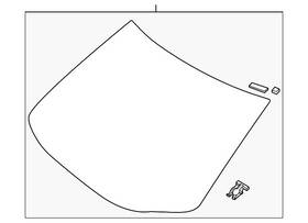 Nissan 72700-5mp7c Genuine Windshield