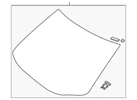 72700-5mp7c Nissan Genuine Windshield 72700-5mp7c Nissan Genuine Windshield