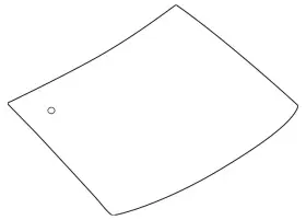 79700-9hf0a Nissan Genuine Back Glass