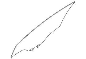 Nissan 80300-5mp5a Genuine Door Glass
