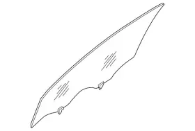 80300-5za0a Nissan Genuine Door Glass