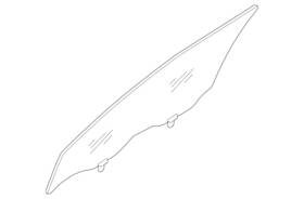 Nissan 80300-6ra1d Genuine Door Glass