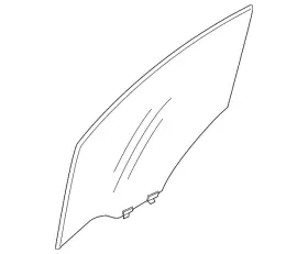 80301-4aj0a Nissan Genuine Door Glass