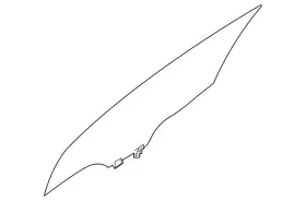 80301-5aa0b Nissan Genuine Door Glass