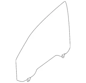 80301-ez00b Nissan Genuine Door Glass