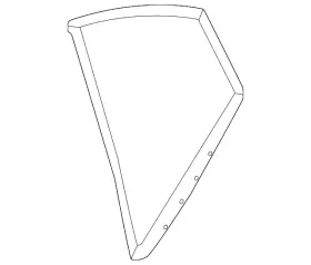 82221-6mw0a Nissan Genuine Fixed Glass