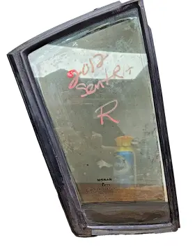 82262-ze80a Nissan 2007 2012 Sentra Rear Right Door Vent Glass Oem 82262ze80a