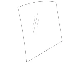 82263-ze80a Nissan Genuine Fixed Glass