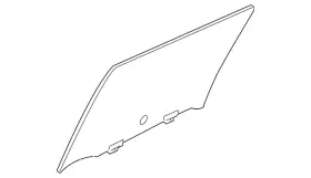 82301-1ka0a Nissan Genuine Door Glass