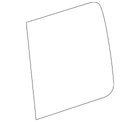 82301-7s210 Nissan Genuine Door Glass 82301-7s210 Nissan Genuine Door Glass