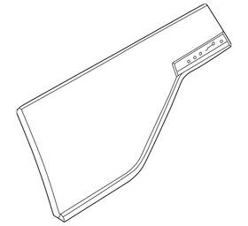 Nissan 83300-7ku0b Genuine Quarter Glass