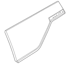 83300-7ku0b Nissan Genuine Quarter Glass