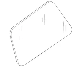 83306-ea00b Nissan Genuine Side Glass 83306-ea00b Nissan Genuine Side Glass