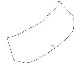 90300-4ba1a Nissan Genuine Lift Gate Glass