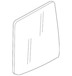 Nissan 90301-3lm2d Genuine Door Glass