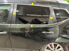 Fd26225yp Nissan 14-20 Rogue Except Sport Driver Left Rear Side Door Glass Window Only