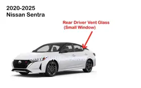 Fv28228gtn Nissan Fits 2020-2025 Sentra Driver Left Side Rear Vent Small Window Glass Fv28228gtn Nissan Fits 2020-2025 Sentra Driver Left Side Rear Vent Small Window Glass