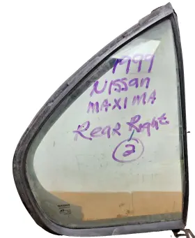 Fv5378gtn Nissan 1995-1999 Maxima/ Infiniti I30 Sedan Passenger Side Rear Vent Glass Oem Fv5378gtn Nissan 1995-1999 Maxima/ Infiniti I30 Sedan Passenger Side Rear Vent Glass Oem