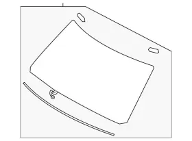 G2700-6gx5a Nissan Genuine Windshield