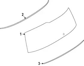K0300-7kp0a Nissan Genuine Lift Gate Glass K0300-7kp0a Nissan Genuine Lift Gate Glass