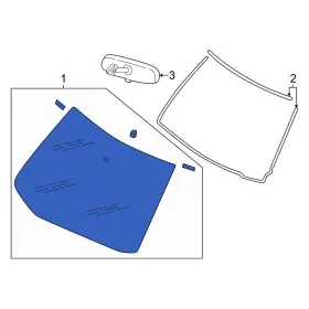 727007lx0a Nissan Oe Front Windshield 727007lx0a Nissan Oe Front Windshield
