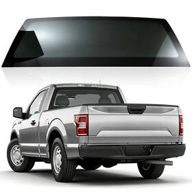Obnaux Lbgb040001500 Back Glass For 2015-2024 Ford F150 Pickup Non-heated Window Replacement