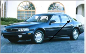 82273-10y00 Oem 1993-1997 Infiniti J30 Rear Left Driver Side Quarter Glass