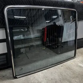 90301-e8800 Oem Datsun 240z Rear Hatch Glass Seal And Most Chrome Trim Vertical Defrost