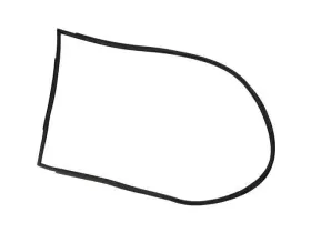 Qr31b8 Oem Quarter Glass Seal For 65-77 Porsche 911 912 S Turbo Carrera Coupe Qr31b8 Oem Quarter Glass Seal For 65-77 Porsche 911 912 S Turbo Carrera Coupe